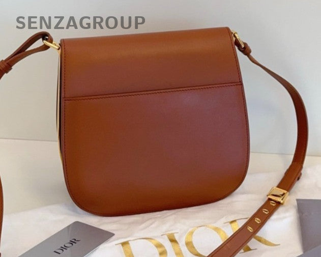 Christian Dior Bobby Frame Brown Gold Shoulder bag Crossbody Almost Brand NEW