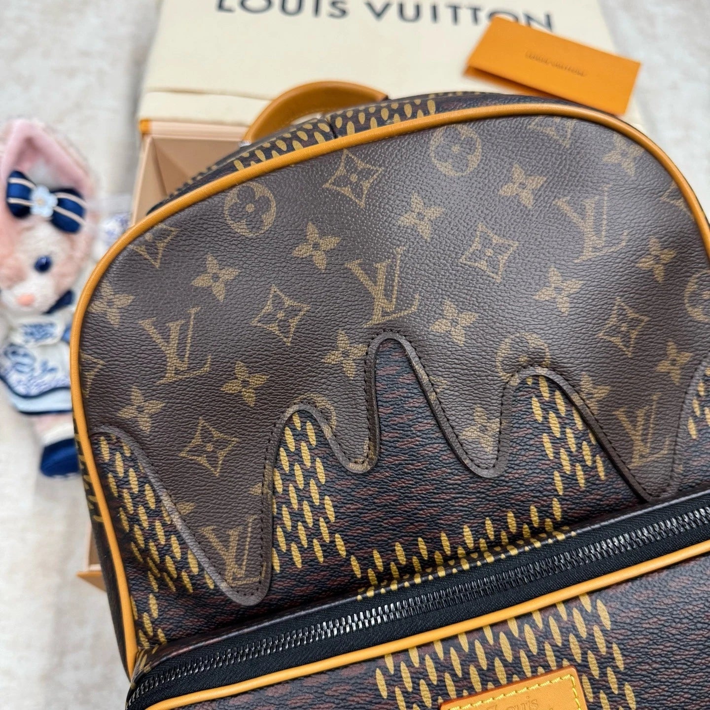New Louis Vuitton x Nigo Campus Canvas Backpack For Women