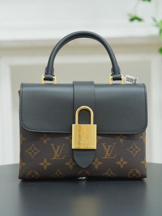 Louis Vuitton Monogram Locky BB Crossbody Handbag Chip Version Almost Brand NEW