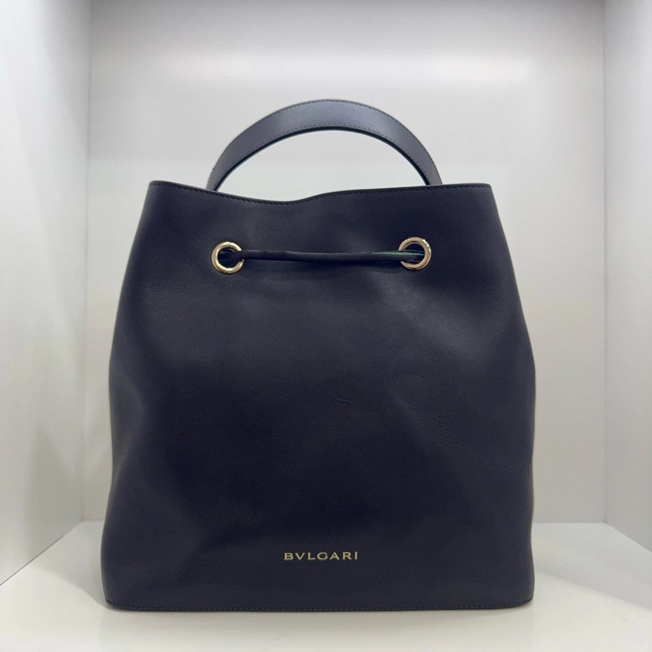 Bvlgari Black White Two-tone Panda Bucket Crossbody Handbag For Women