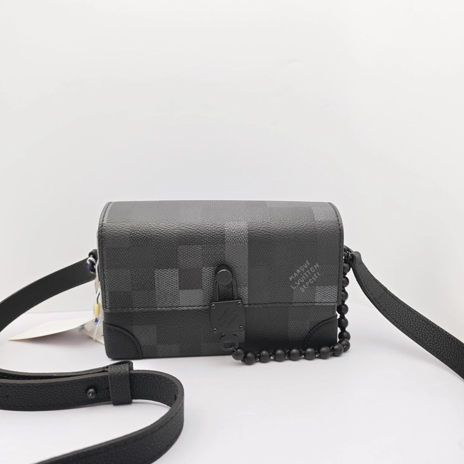 Louis Vuitton Steamer Checkerboard Black Crossbody Camera Box Bag For Women