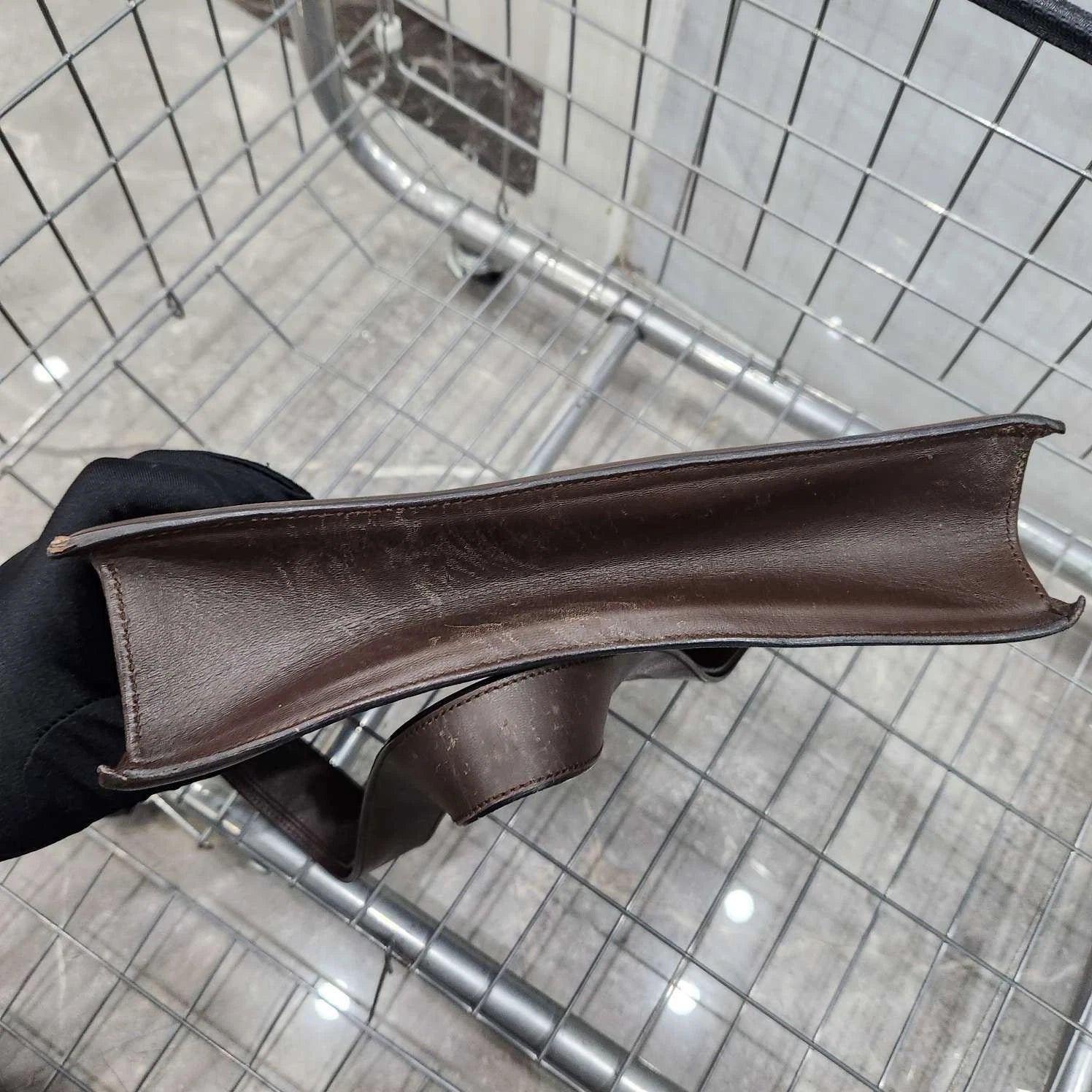 Gucci Vintage Brown Flap Shoulder Crossbody For Women