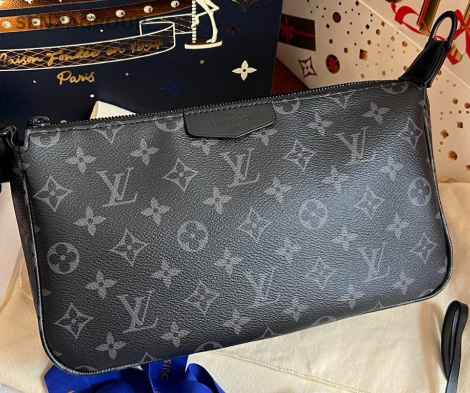 Louis Vuitton Monogram Black Metis Shoulder bag Crossbody CHIP VERSION