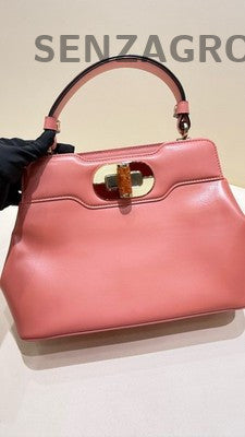 Bulgari Isabella Rossellini Pink Gold Women's Shoulder Bag Fashion