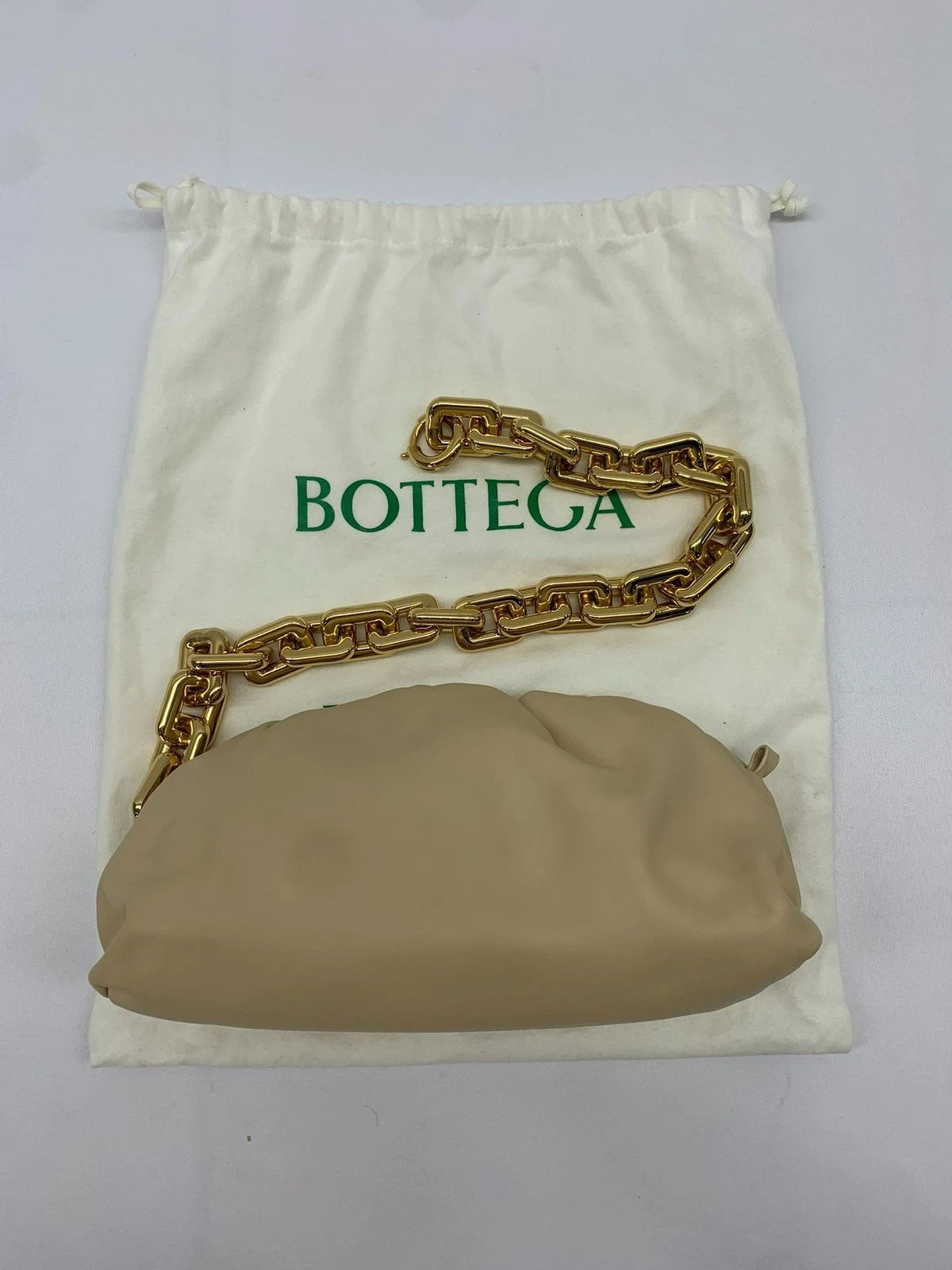 Bottega Veneta Chain Pouch Leather Clutch For Women