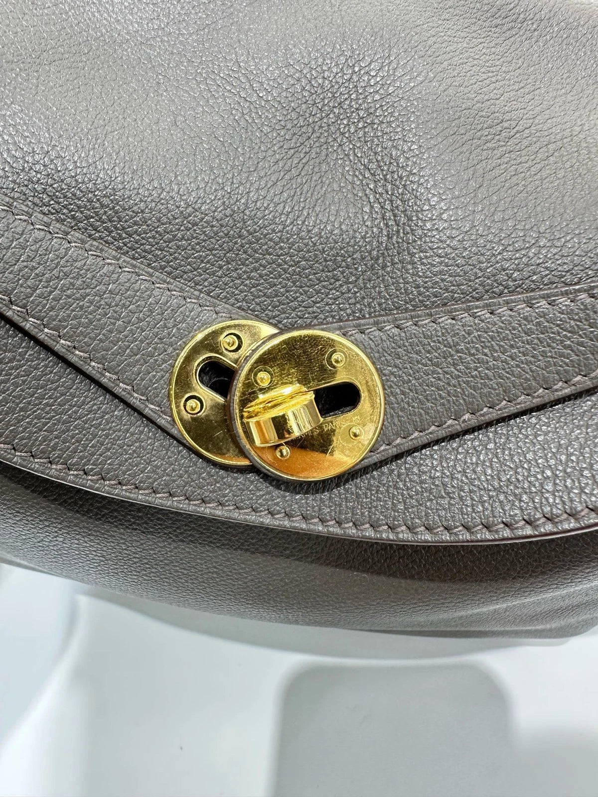 Pre-owned Hermes Lindy 26 Evercolor Leather Women Top Handle Bag