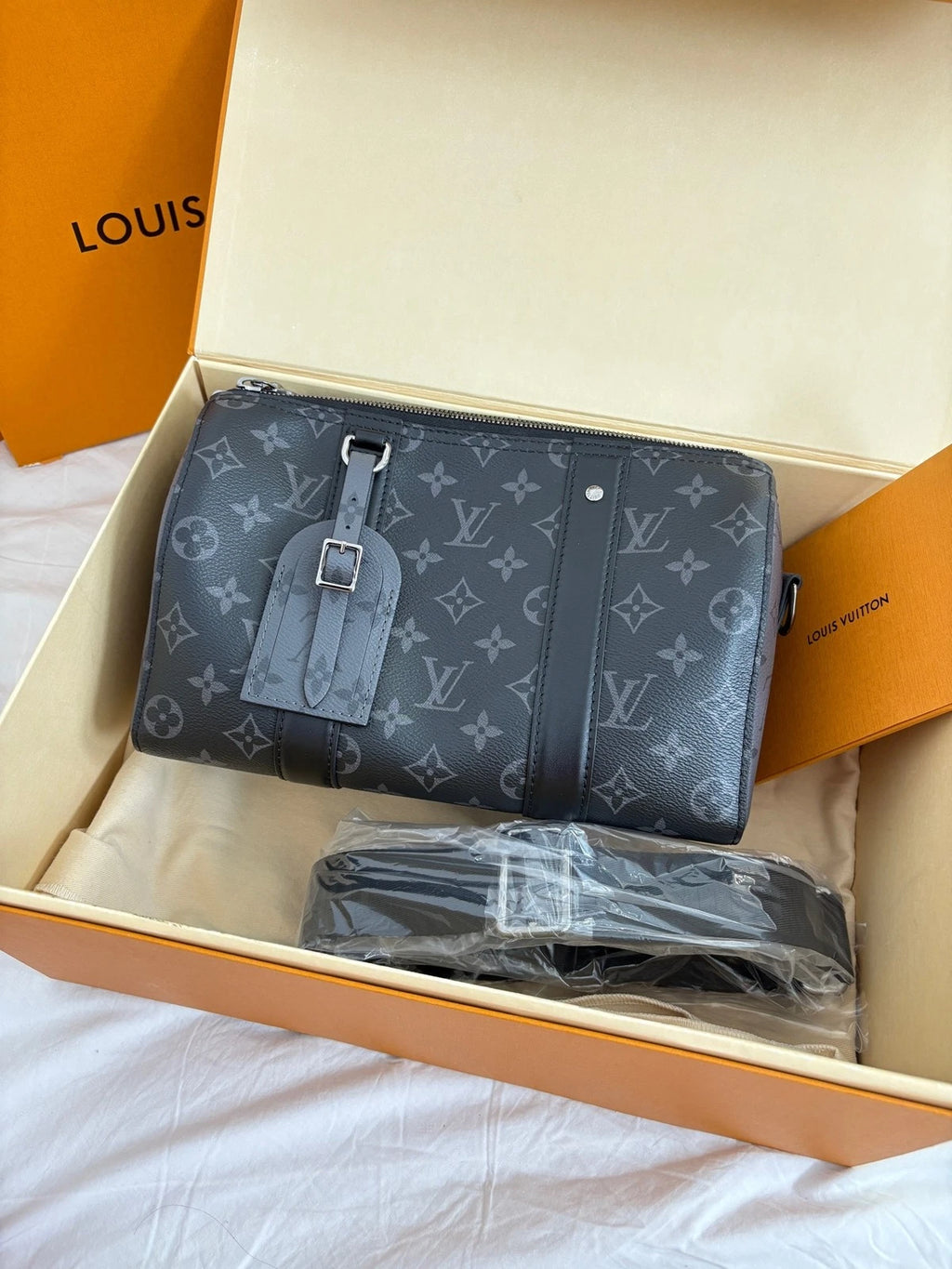 Louis Vuitton Keepall27 Canvas Handbag For Women