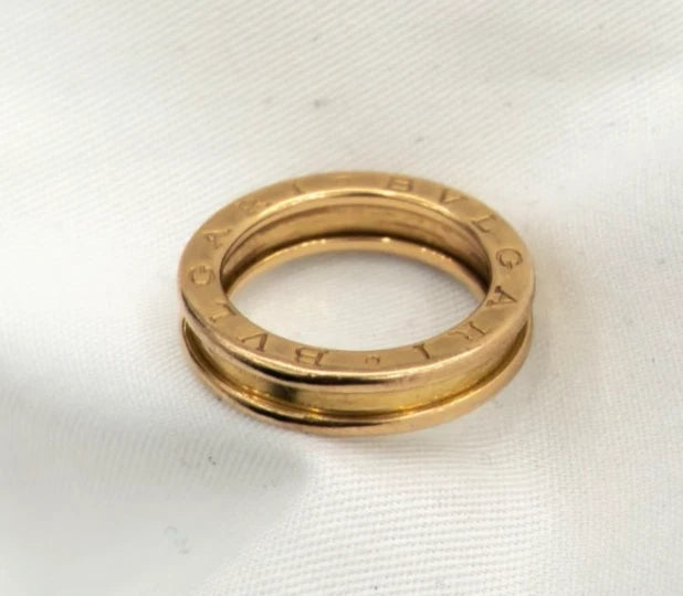 Bvlgari B.Zero1 18k Rose Pink Gold 1 Band Ring EU51/US5.75