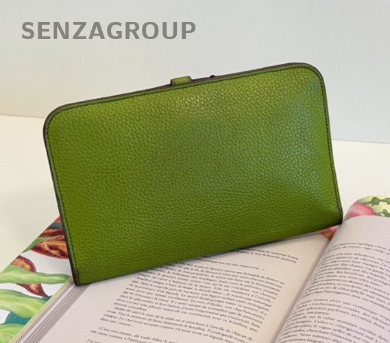 Hermes Dogon Wallet Fennel green Women Passport holder