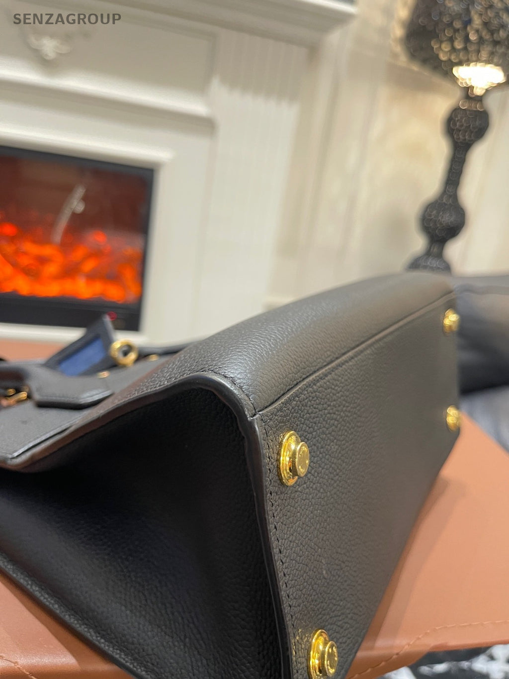 Louis Vuitton City steamer PM Black gold 2WAY Shoulder Handbag Almost brand NEW
