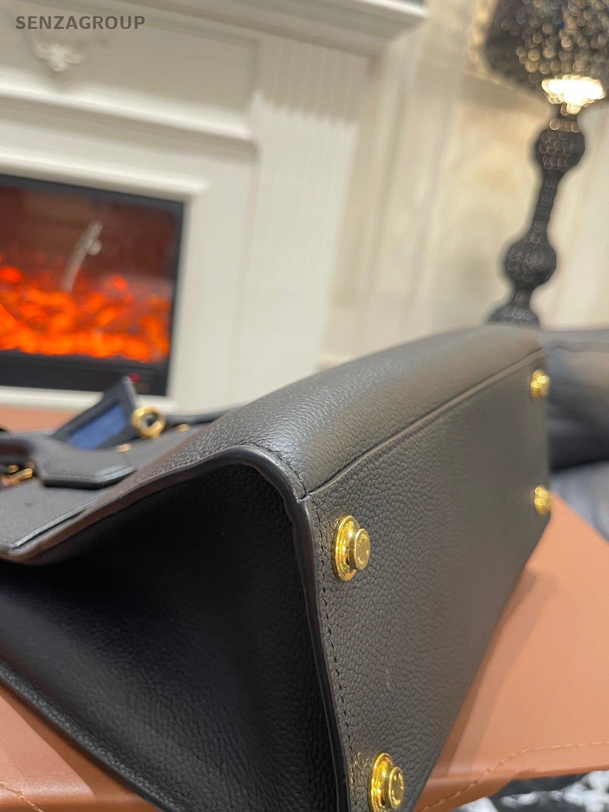 Louis Vuitton City steamer PM Black gold 2WAY Shoulder Handbag Almost brand NEW