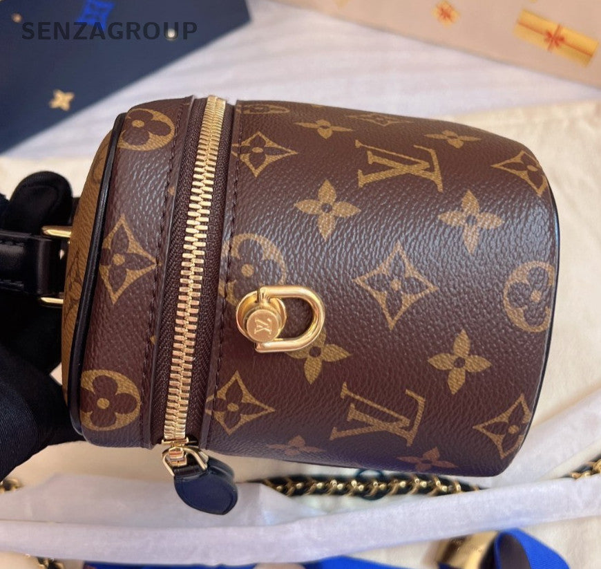 Louis Vuitton Vanity PM Top Handle 2way Shoulder Handbag Chain Women Brand NEW