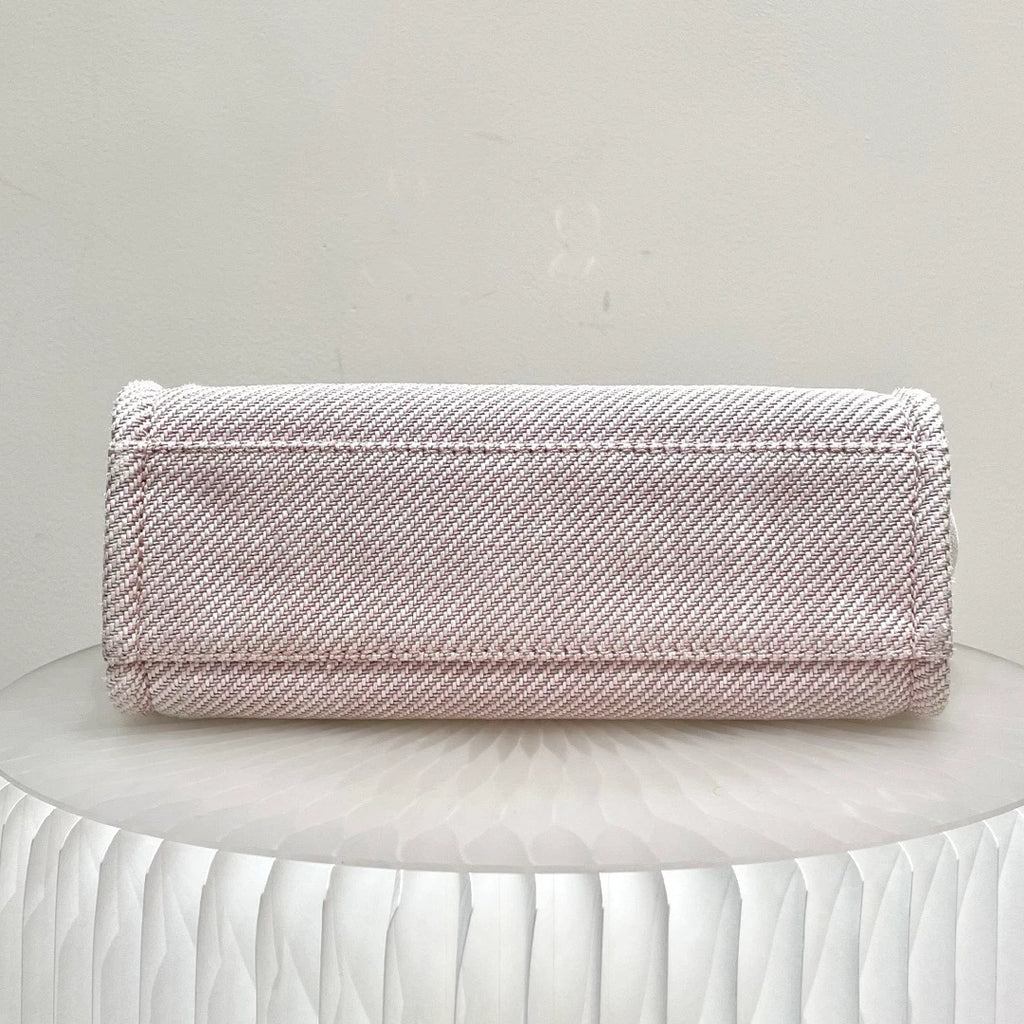 Chanel Beach Bag PM Tote Chain Shoulder Bag Pink Used Women Classic