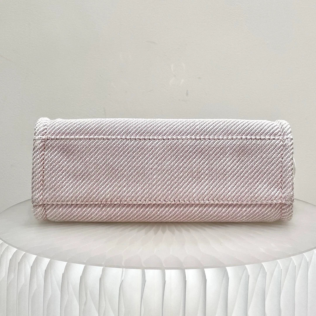 Chanel Beach Bag PM Tote Chain Shoulder Bag Pink Used Women Classic