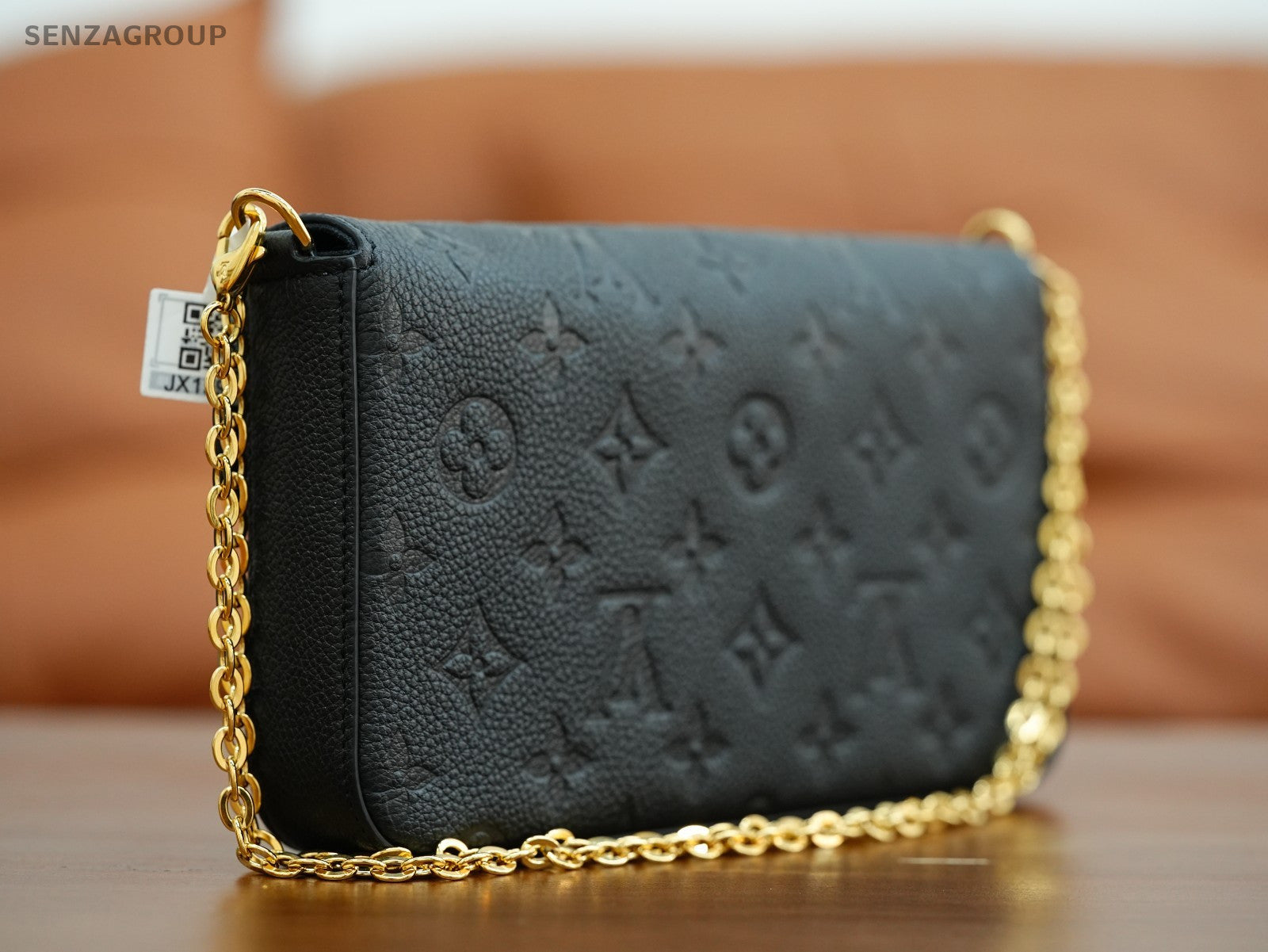 Louis Vuitton Félicie Pochette Black Monogram Empreinte Almost Brand NEW