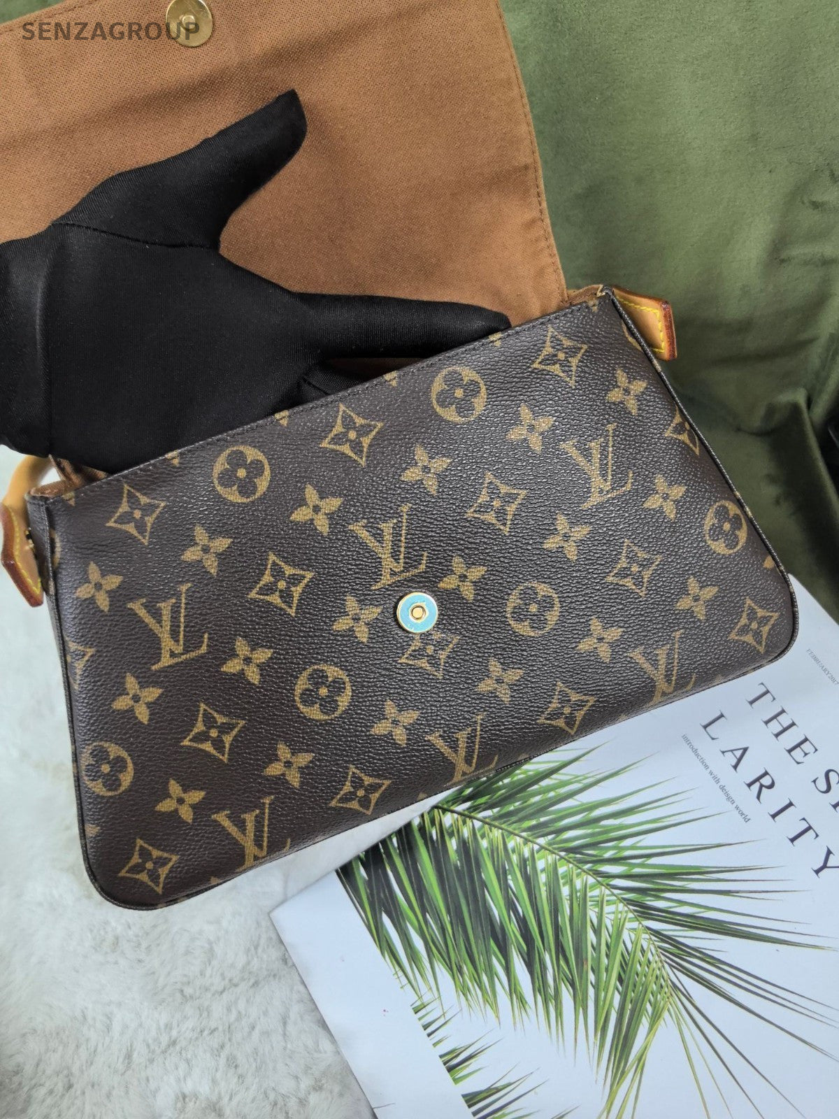 Louis Vuitton Looping PM Monogram Top Handle Shoulder bag Women Vintage Classic