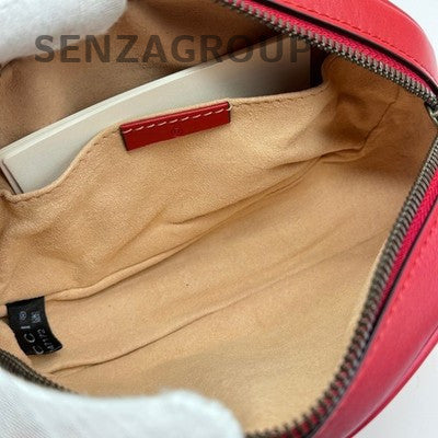 Gucci Red Gold Marmont Shoulder Crossbody Bag Classic Fashion Women