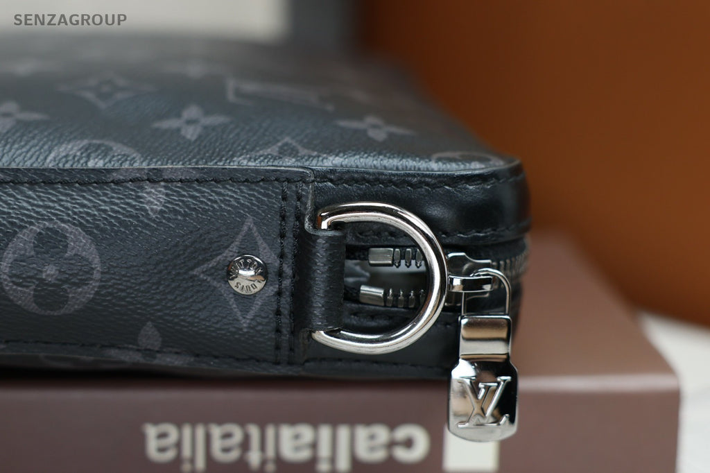 Louis Vuitton Monogram Crossbody Shoulder Bag Black