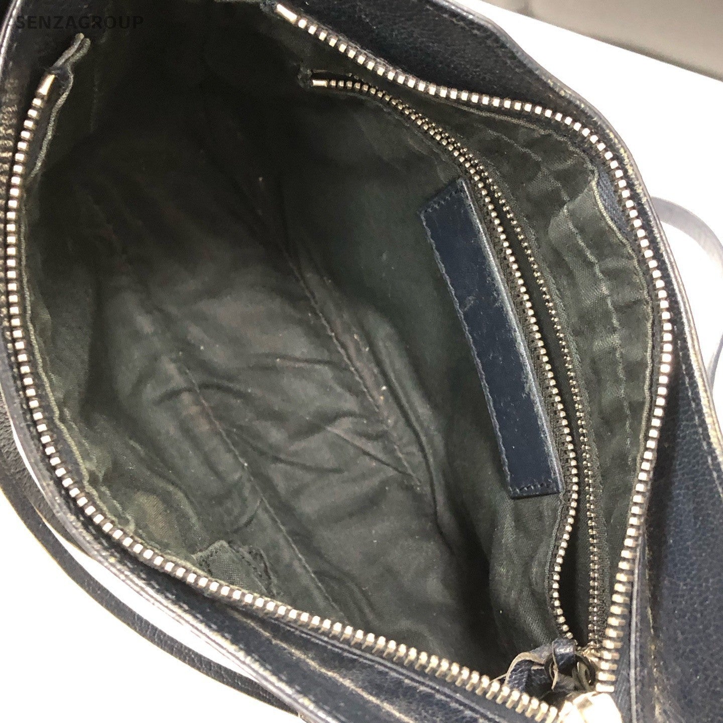 Balenciaga Smell 2Way Shoulder Bag Crossbody Blue Used Women Classic