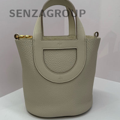 Hermès Picotin Lock Bag Glacier White Gold Women's Classic Handbag