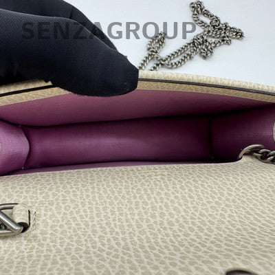 Gucci Dionysus Mini Chain Shoulder Bag Silver Classic Women's