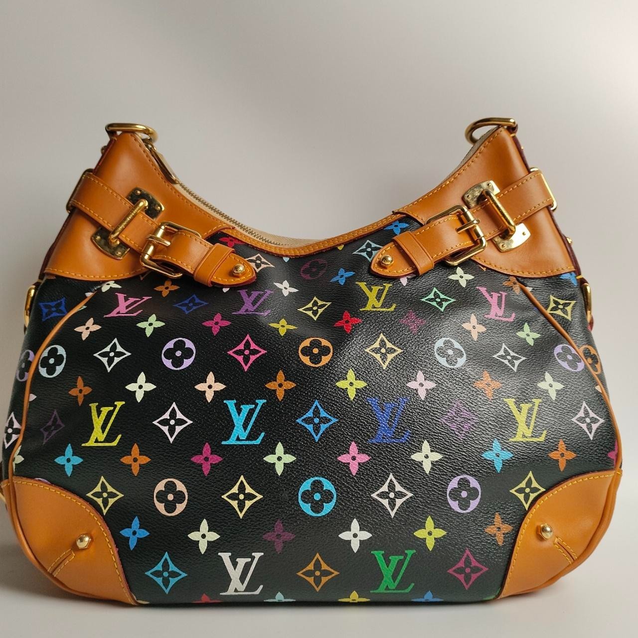 SJ0001 louis vuitton Greta black multicolor