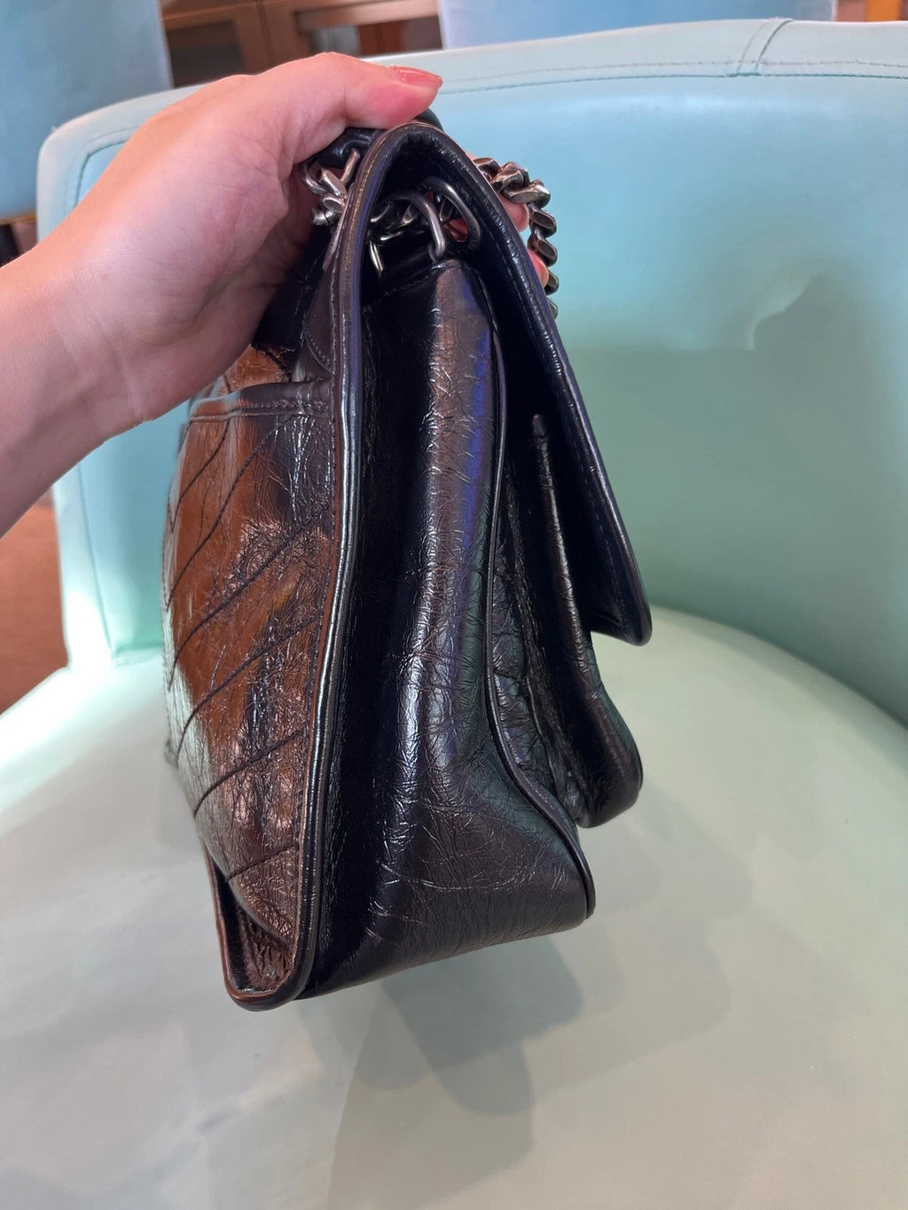 Saint Laurent Niki Medium Black D-buckle Shoulder Bag For Women
