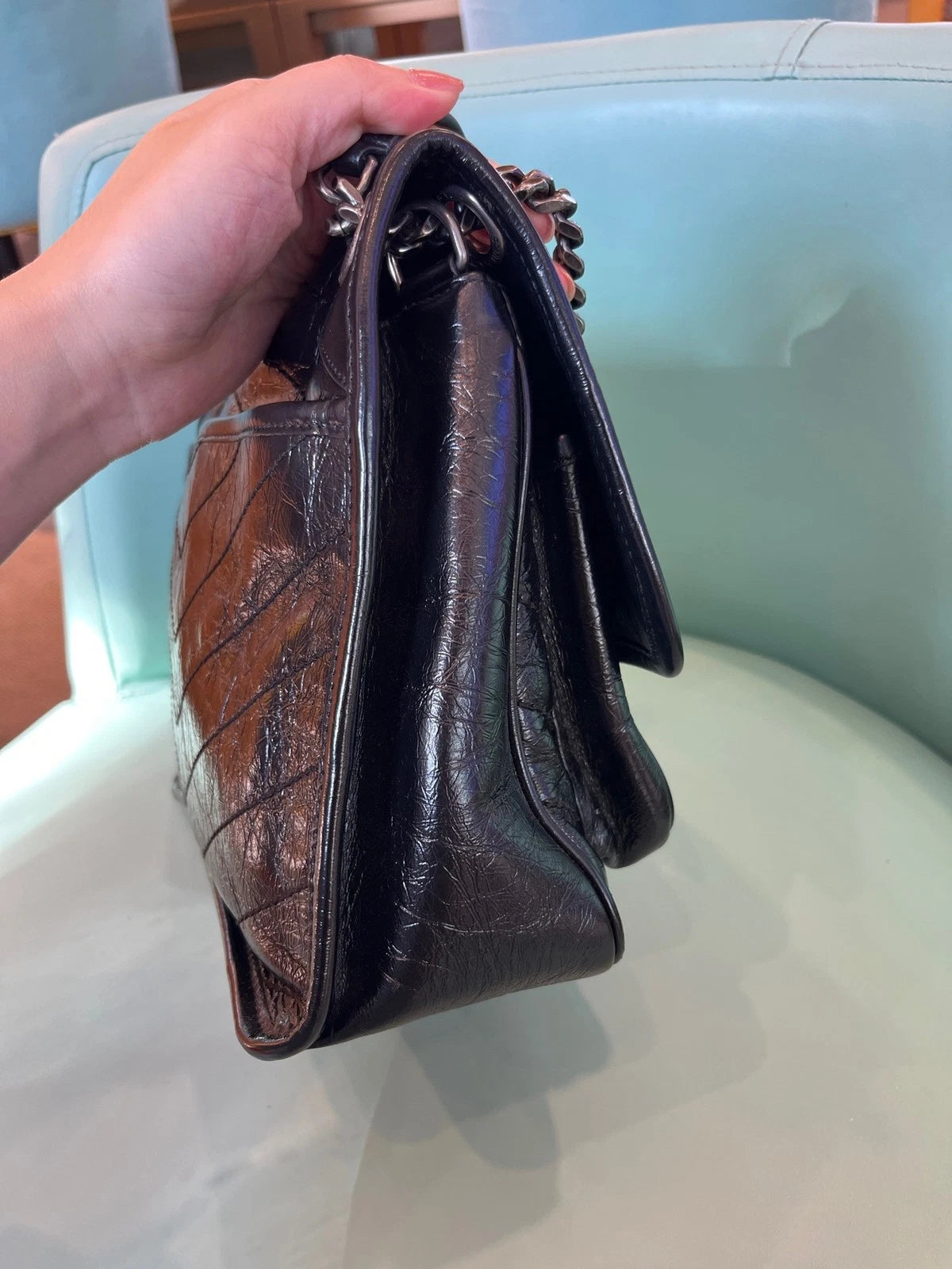 Saint Laurent Niki Medium Black D-buckle Shoulder Bag For Women