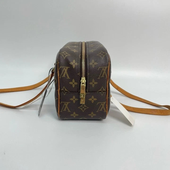 Louis Vuitton Vintage Canvas Open Mouth Box Handbag For Women