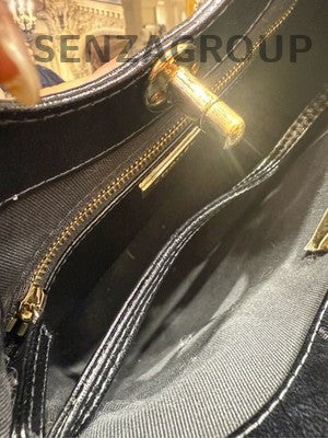 Chanel 31 Bag Small Black Gold Lambskin Shoulder Crossbody Classic