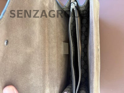 Gucci Dionysus Medium Brown Silver Chain Shoulder Bag Classic Women