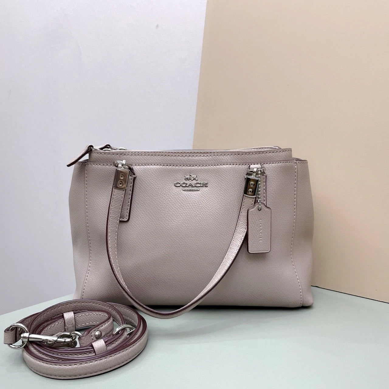 Coach Nude Pink Small Handbag Crossbody Bag For Women