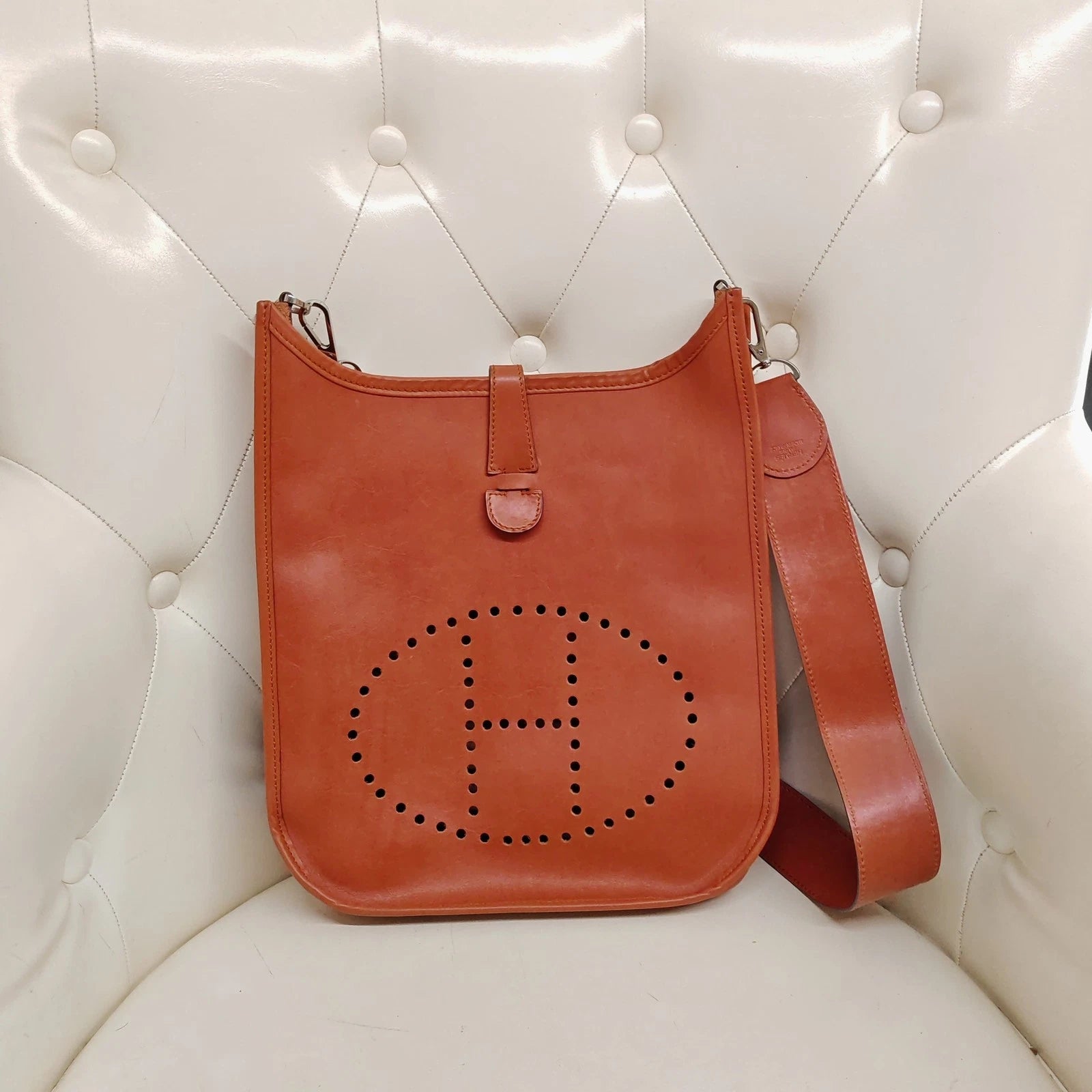 Hermes Leather Tote Bag Daily Handbag For Women