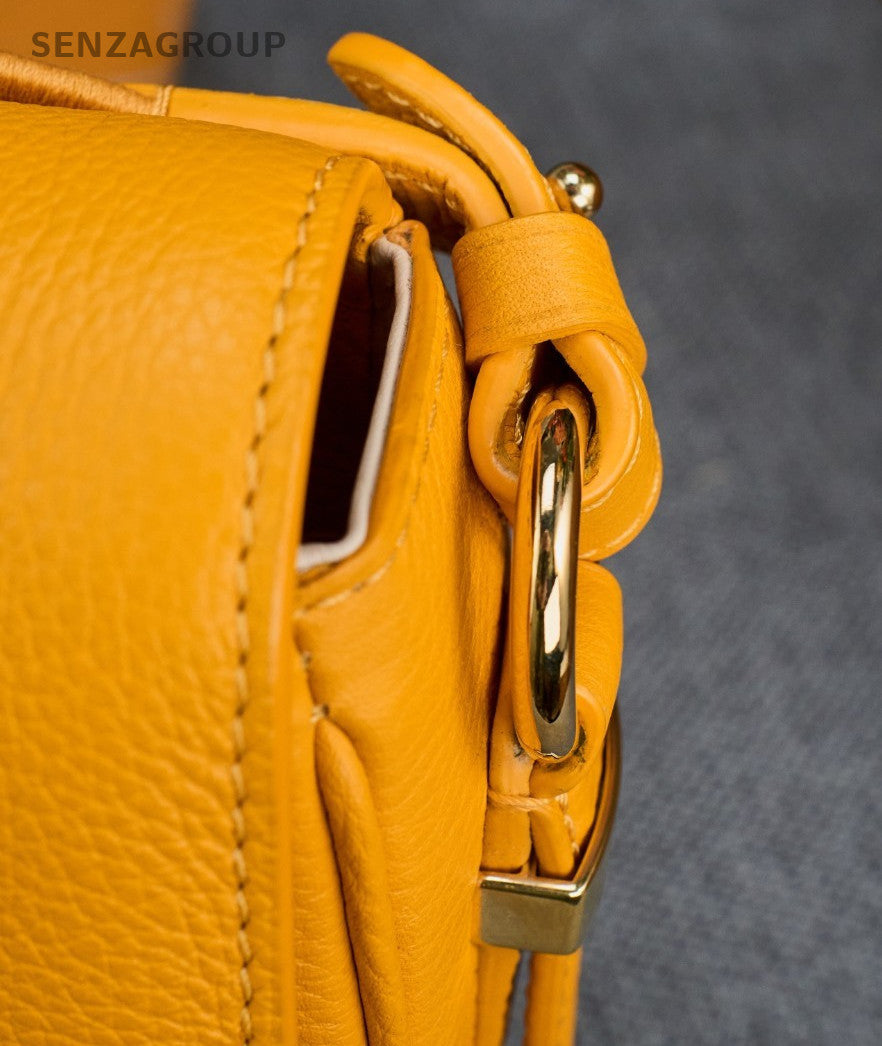 Louis Vuitton Pont 9 Crossbody Orange Gold Used Women Classic Designer