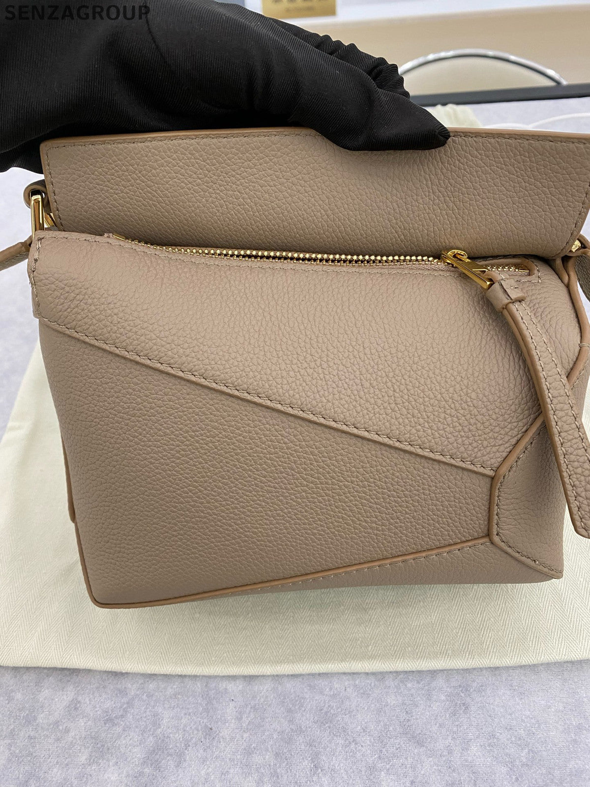 Loewe Mini Puzzle Bag in Brown - Classic Women's Handbag & Shoulder Bag