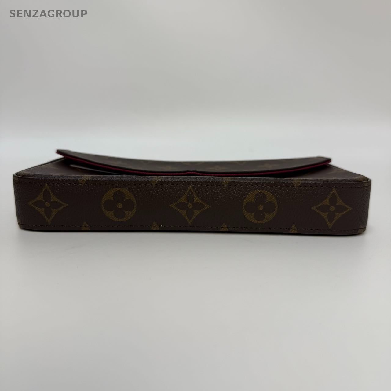 SJ0001  Louis Vuitton Felicie Crossbody Small Brown Canvas/Leather