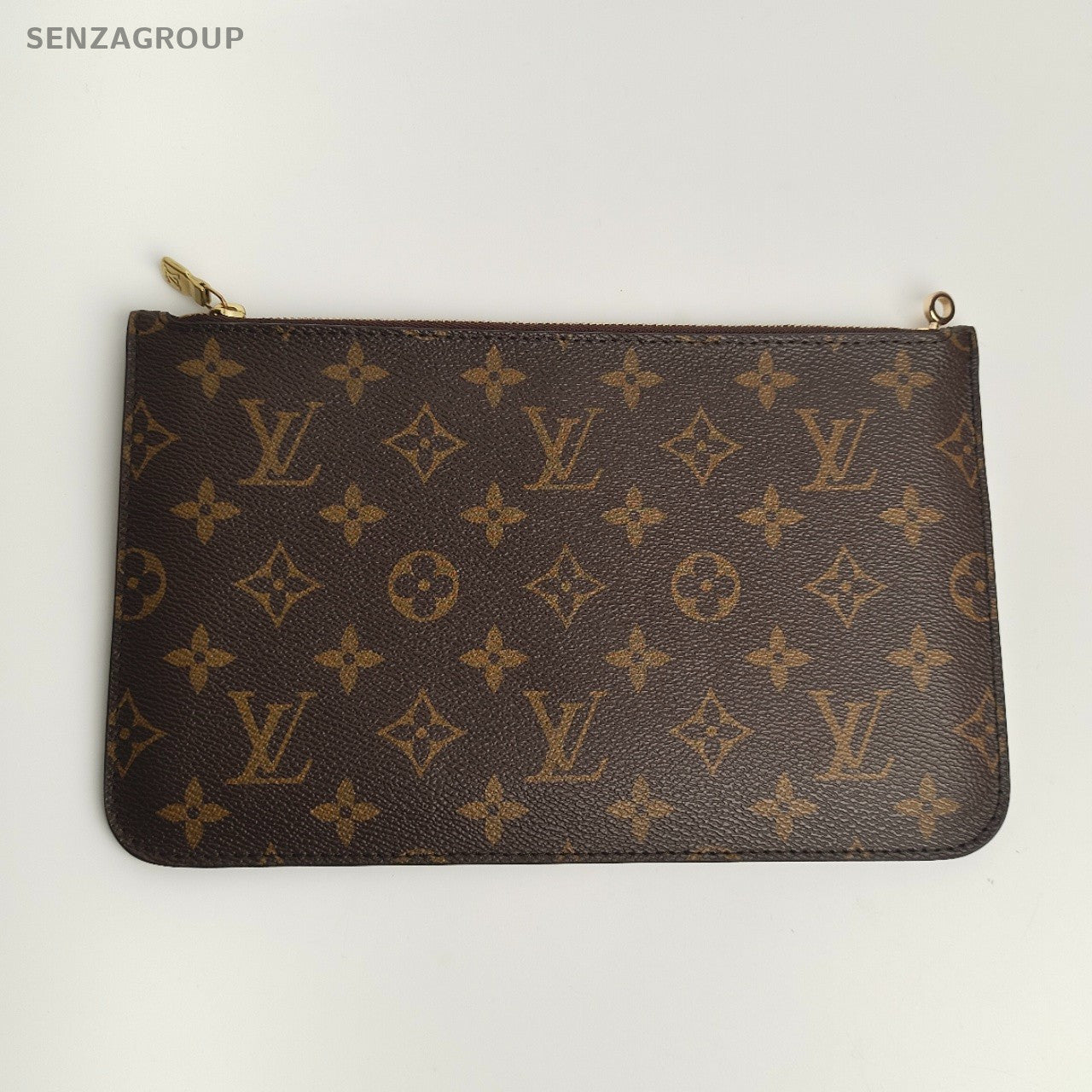 SJ0001 LV Neverfull beige inner pouch purple interior