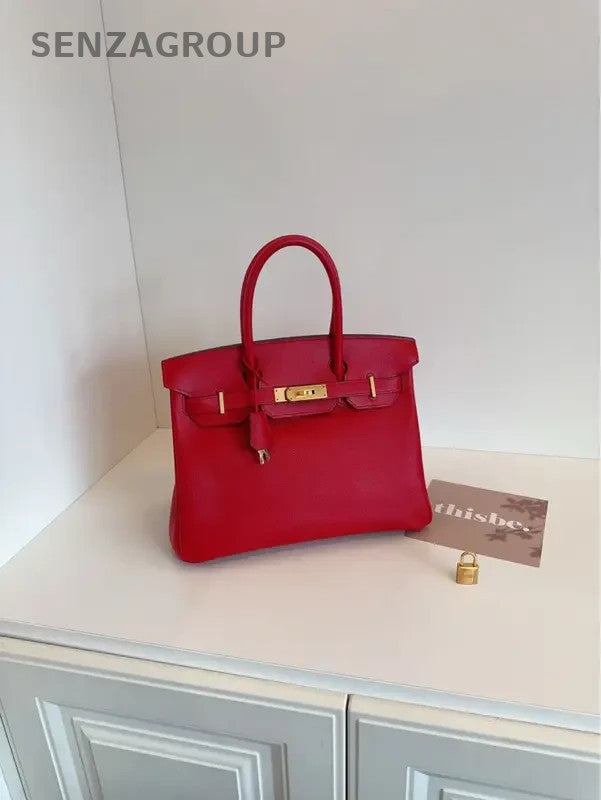 SJ0001 Pre-owned Hermes leather Tote Bags Hermès Birkin 30