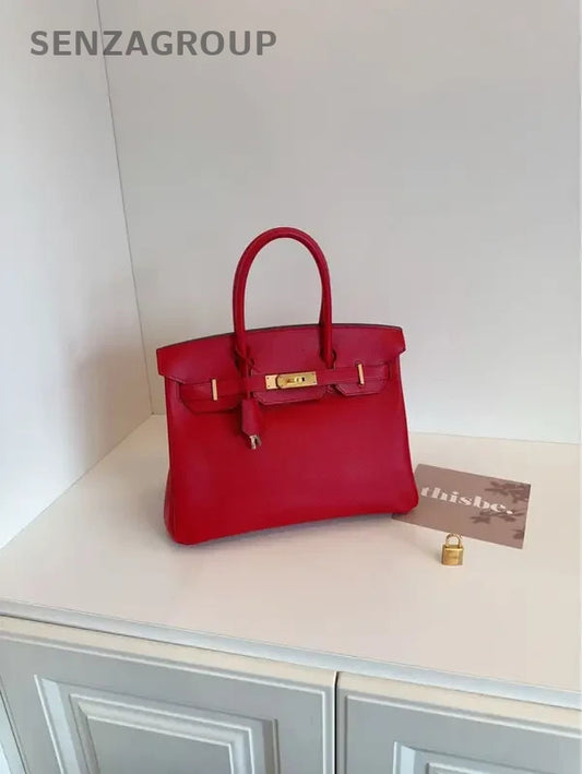 SJ0001 Pre-owned Hermes leather Tote Bags Hermès Birkin 30