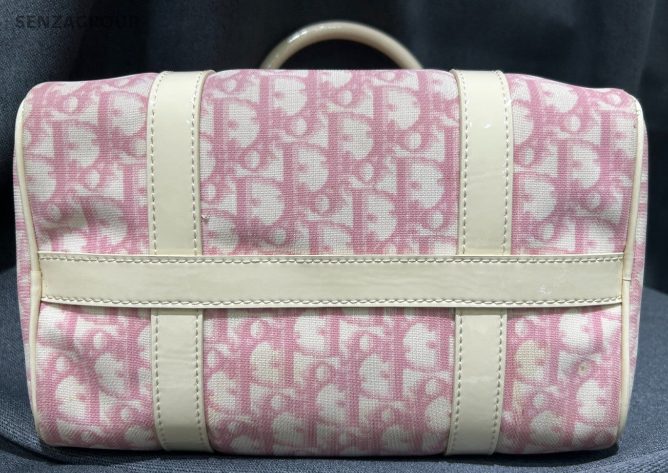 Chirstian Dior Classic Monogram Boston Handbag Pink