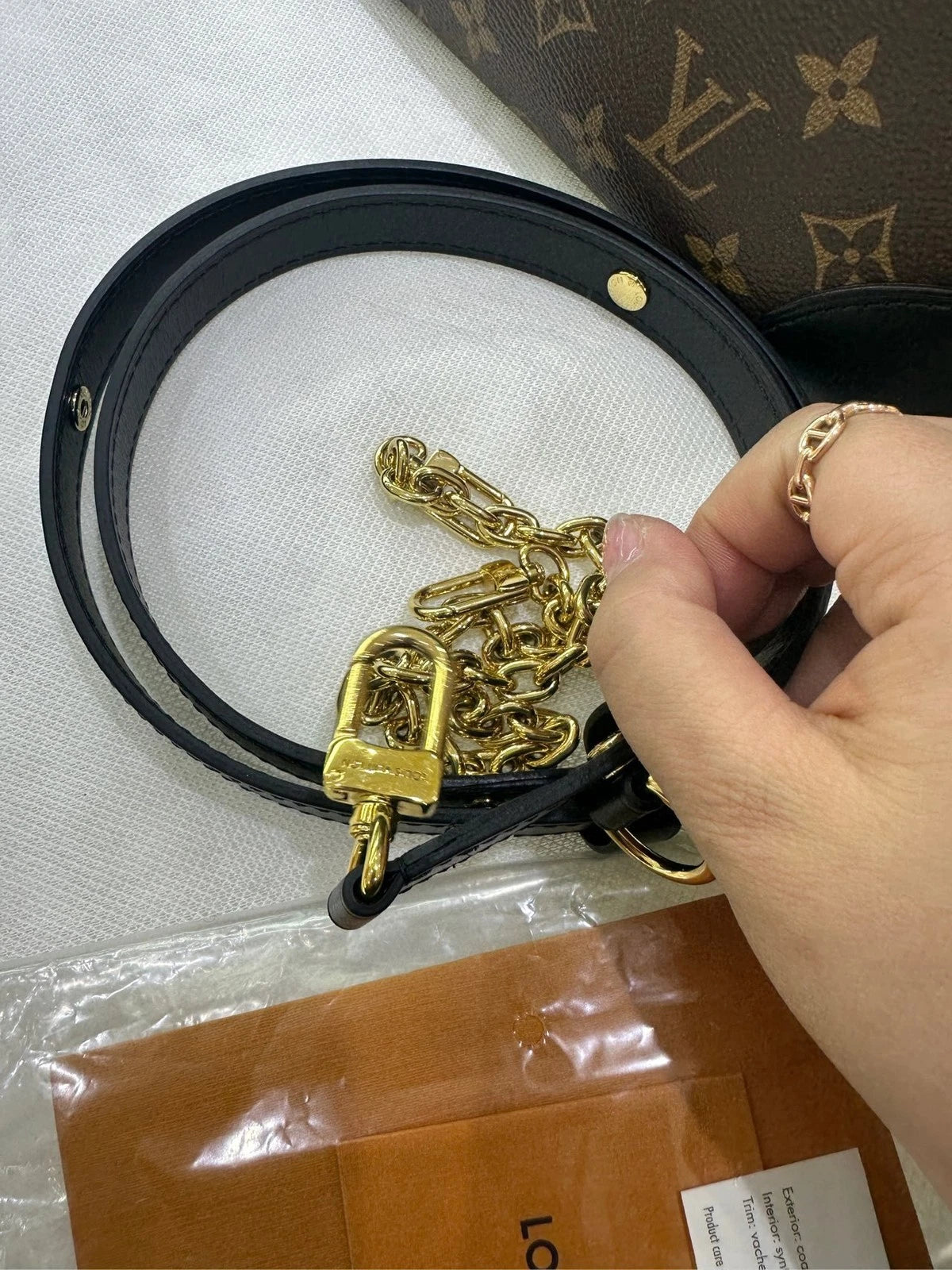 Louis Vuitton Black Leather Shoulder Crossbody Bag For Women