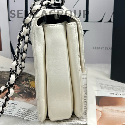 Chanel Trendy CC Medium White Quilted Chain Shoulder Bag