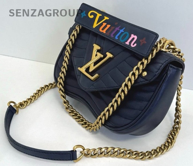 Louis Vuitton New wave PM Rainbow Logo Chain Strap Crossbody Shoulder bag Women