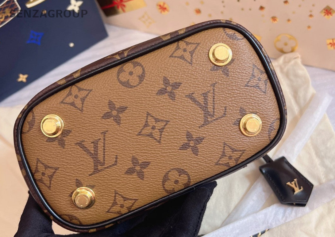 Louis Vuitton Vanity PM Top Handle 2way Shoulder Handbag Chain Women Brand NEW