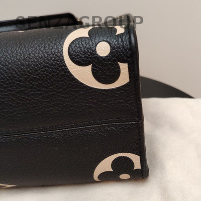 Louis Vuitton OnTheGo PM Tote Bag in Black & White Monogram - Women's