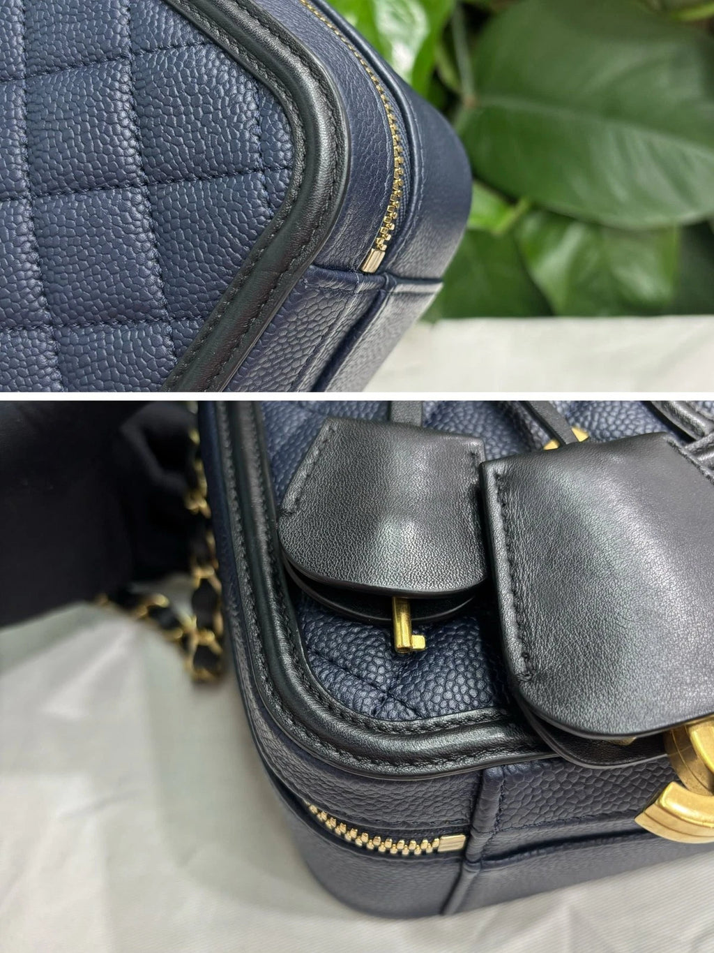 Chanel Vanity Crossbody Top Handle Excellent