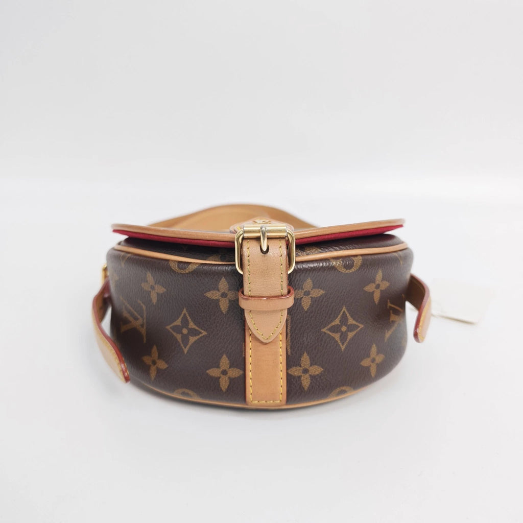 Louis Vuitton Canvas Monogram Tambourin Saddle Crossbody Bag For Women