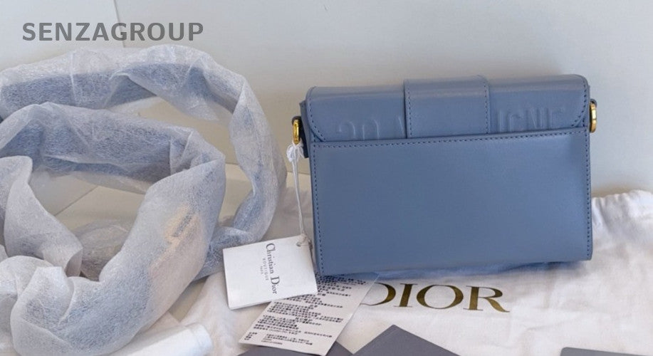 Christian Dior Montaigne Box Haze blue Shoulder bag Almost Brand NEW