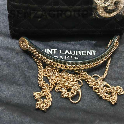 Dior Lady Dior Cannage Handbag Black Gold Chain Strap Classic Women