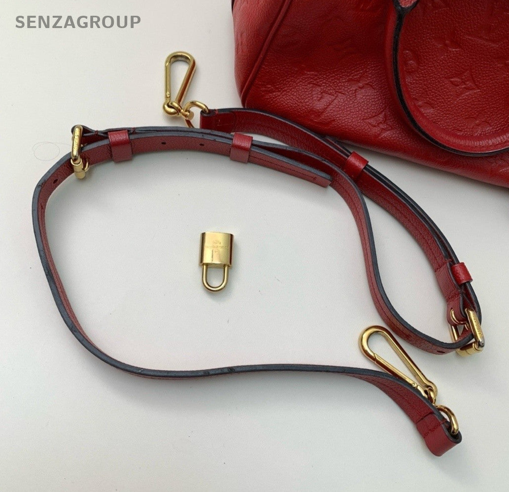 Louis Vuitton speedy25 Handbag Shoulder Crossbody Bag Women Red